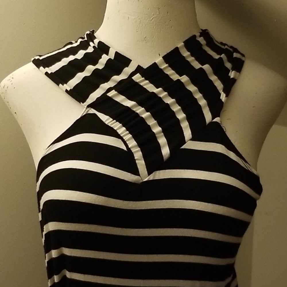 Black and white dress